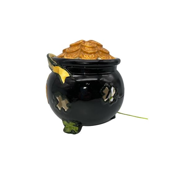 Blue Sky Clayworks Pot Of Gold Tea Light Holder - Picture 2 of 3